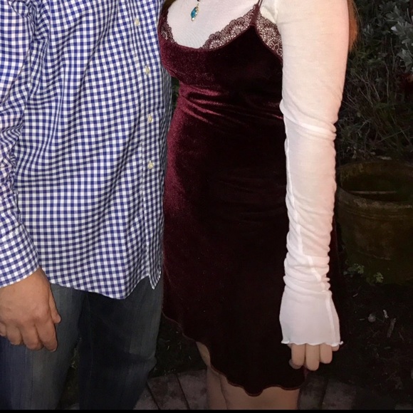 Free people velvet mini dress - Picture 4 of 4